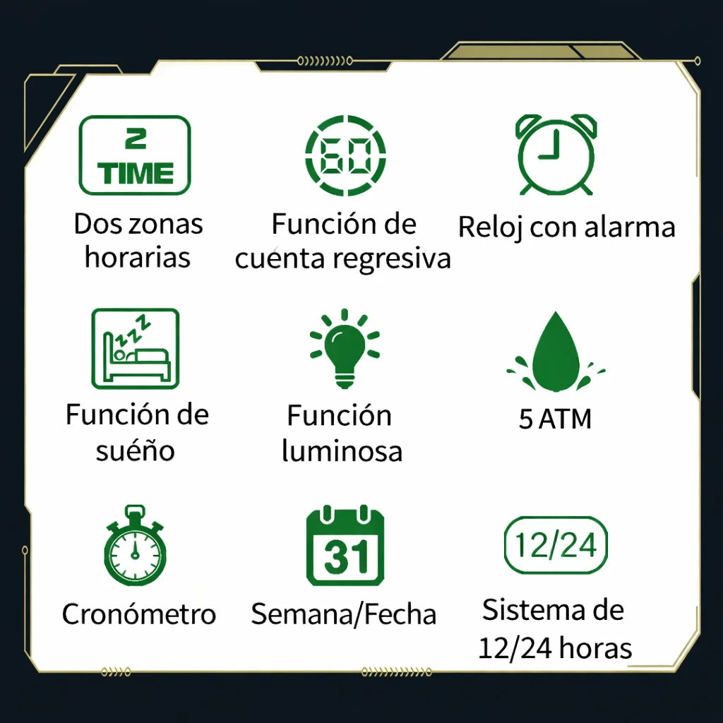 ForceTime – Reloj Deportivo Militar Digital