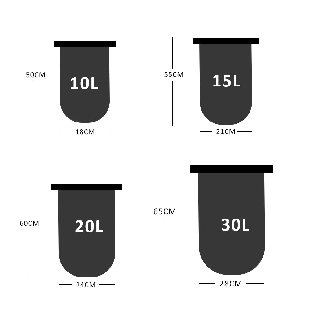Mochila Impermeable AdventurePack – 10L, 15L, 20L, 30L